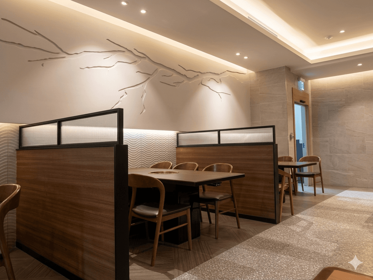 Yesan restaurant interior